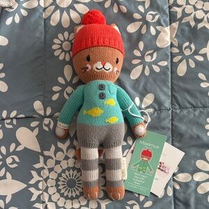 Cuddle + Kind Maximus the Cat Little 13” Hand Knit Doll